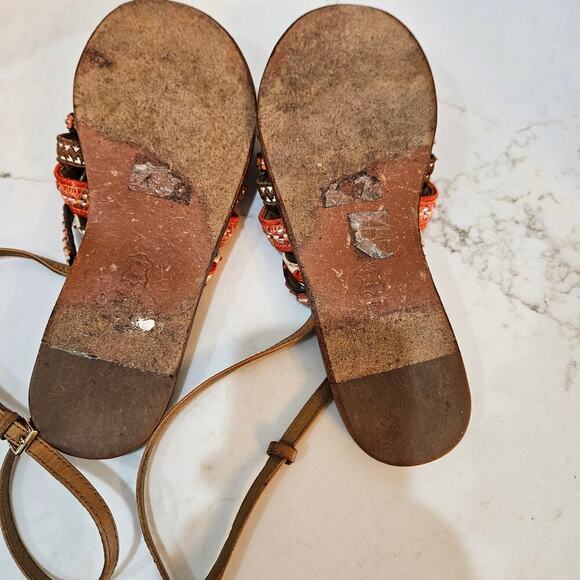 Women's Tori Burch Strappy Size 8.5 - Picture 9 of 9